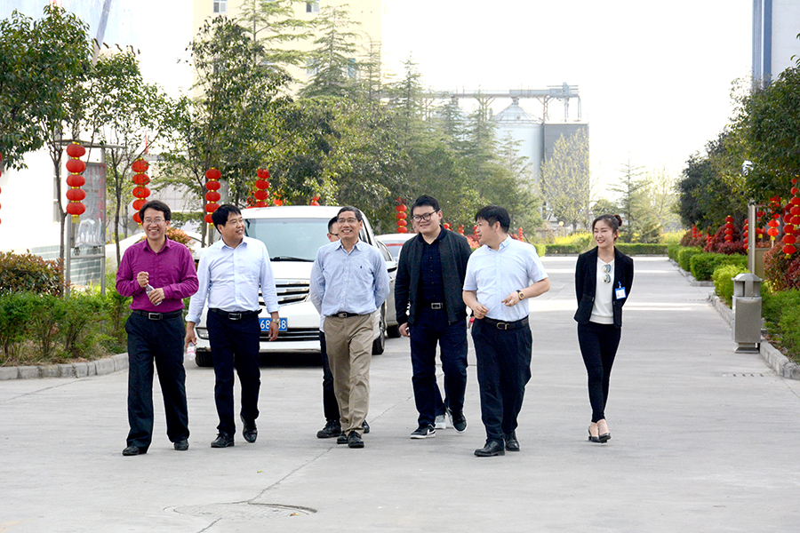 北京科技大学惠希东教授到中赫非晶科技参观交流